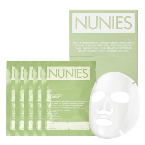 NUNIES Cica Calming Sheet Mask – Soothing Mask for Sensitive Skin