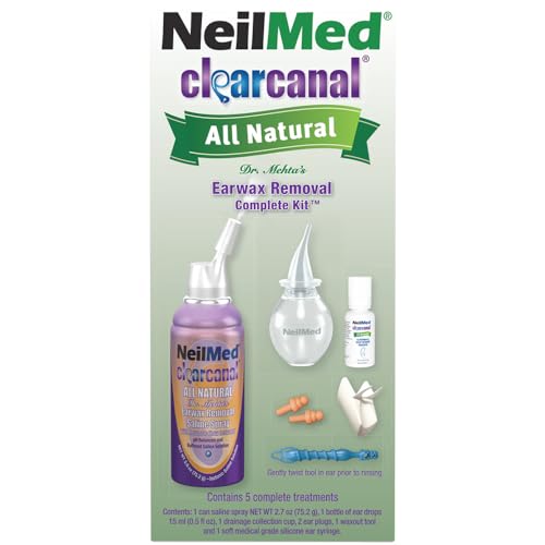 NeilMed Clearcanal Ear Wax Removal Kit - Natural 75mL