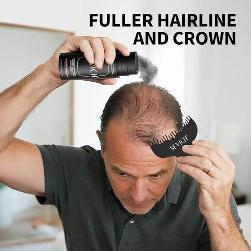 SEVICH Hair Building Fibers 0.88oz - Dark Brown for Thinning Hair
