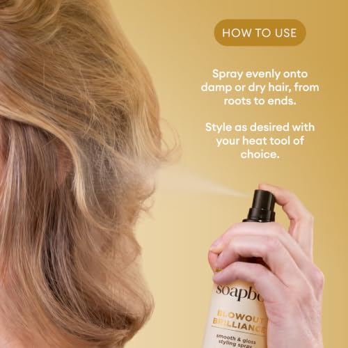 Soapbox Blowout Brilliance Heat Protectant Spray - 8oz 3-in-1