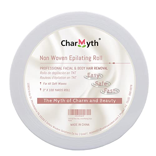 Charmyth Disposable Epilating Wax Strips for Body & Face - 1 Count