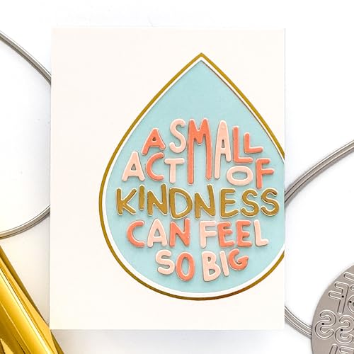 Essential Drops Nesting Die Set for Card Making & Scrapbooking