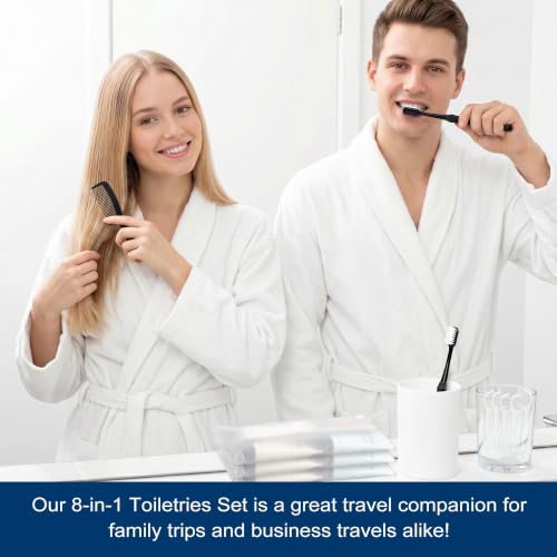 Kocpudu Hygiene Kit - Travel Toothbrush & Toothpaste Set (5-Pack)