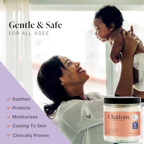 Chatham Natural Skin Care Eczema Relief Cream 3oz for Dry Skin