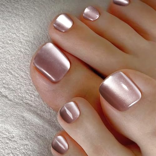 Fandamei Press On Toenails Kit - 24 Colors & French Tips