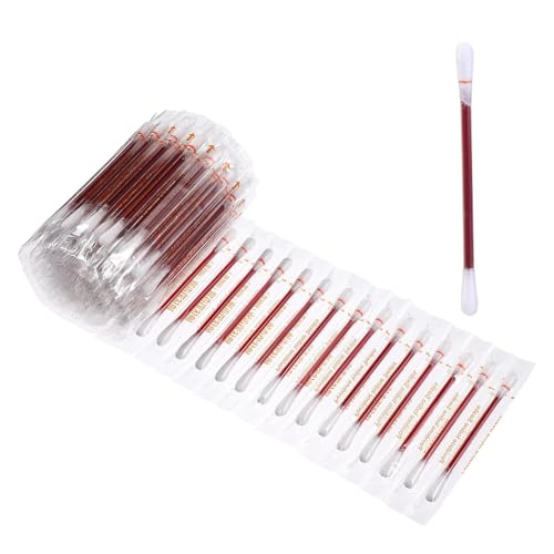 200Pcs Individually Wrapped Iodophor Cotton Swabs for Wound Care