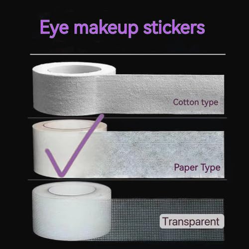 Multi-Functional Makeup Tape for Eyelash & Eyeshadow Application - 66ft