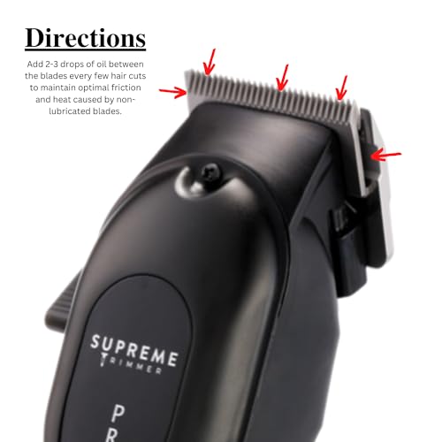 Supreme Trimmer Hair Clipper Lubricating Oil - 4 FL OZ
