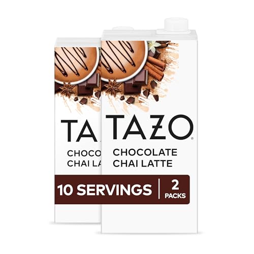 TAZO Chocolate Chai Latte Concentrate, 32 fl oz - Pack of 2