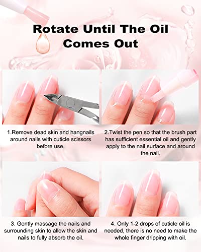 Fokostar Nail & Cuticle Oil Pens Kit - 15 Natural Scents