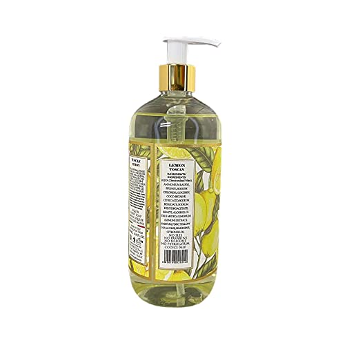 Hopificio Luxury Liquid Hand Soap - Tuscan Lemon, Organic & Moisturizing