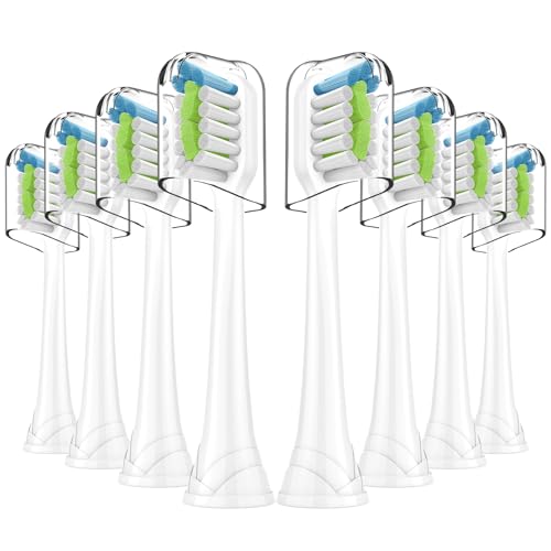 HAPPYMOMO Replacement Brush Heads for Philips Sonicare - 8 Pack