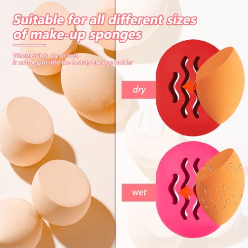 Silicone Makeup Sponge Case - Breathable Beauty Blender Holder