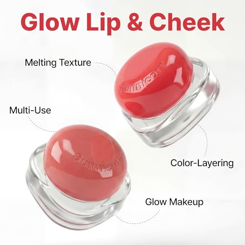 Sunnicorn Avo Hyal Melting Glow Lip and Cheek Tint - Mauve Peach