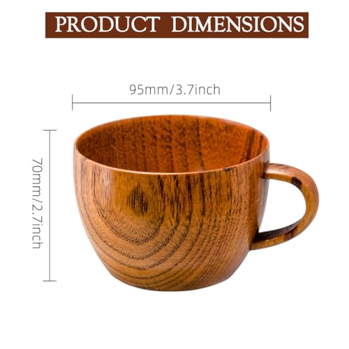 Wooden Shaving Bowl with Handle - Shaving Soap Bowl for Men (2#)