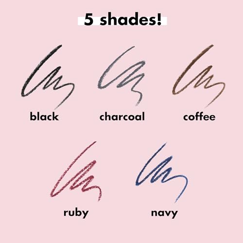 e.l.f. No Budge Retractable Eyeliner - Waterproof, Creamy & Vegan, Ruby