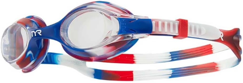 Swimple Tie-Dye Kids' Swim Goggles - Comfortable Fit & UV Protection | Adjustable Strap