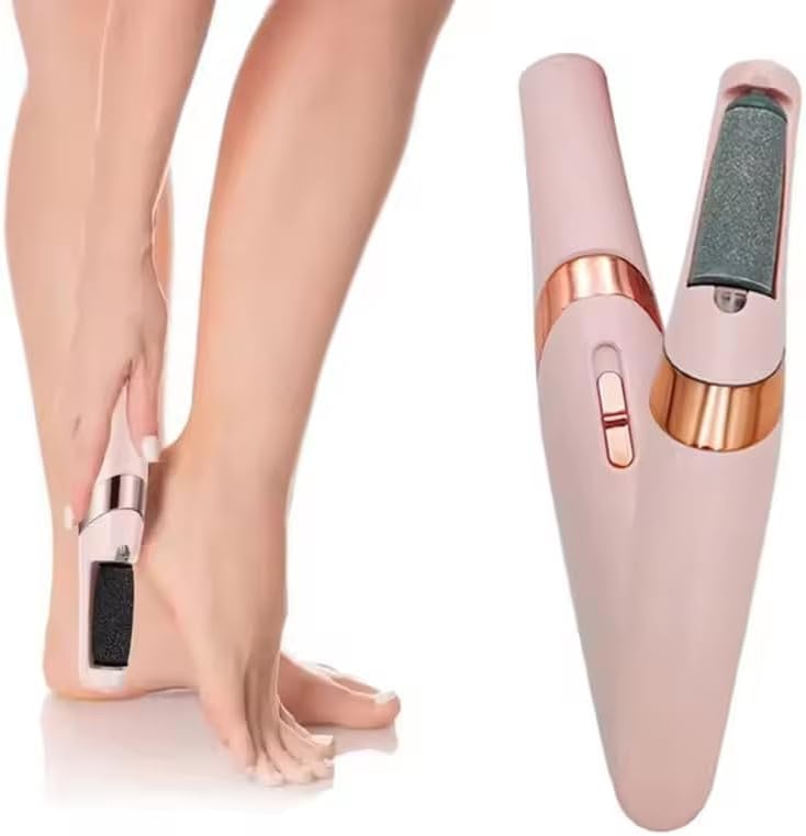 Electric Foot File - Rechargeable Callus Remover for Smooth Feet | 2 Speeds, Waterproof & Cordless Pedicure Tool