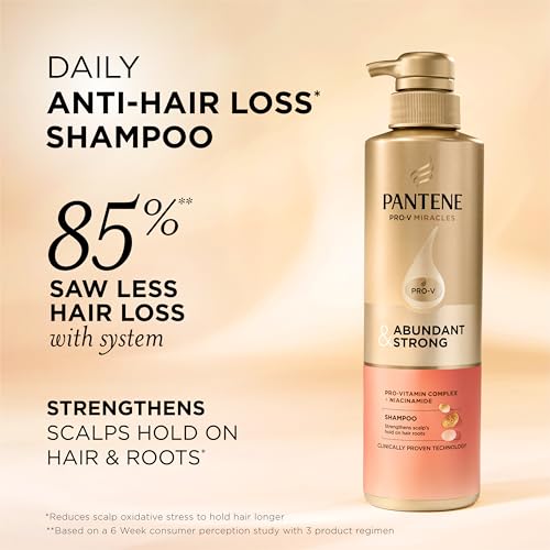 Pantene Abundant & Strong Anti-Hair Loss Shampoo, 13.5 oz