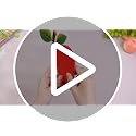 6 Pcs Honeycomb Apple Decorations - Red Paper Centerpieces