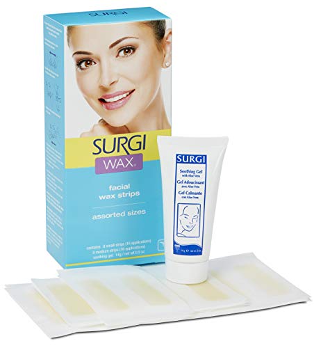 Surgi-Wax Facial Wax Strips - Precision Hair Removal Kit
