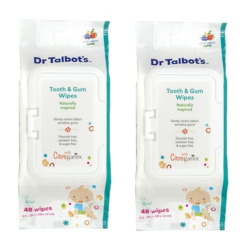Dr. Talbot's Eco Bamboo Baby Tooth & Gum Wipes - 96 Count