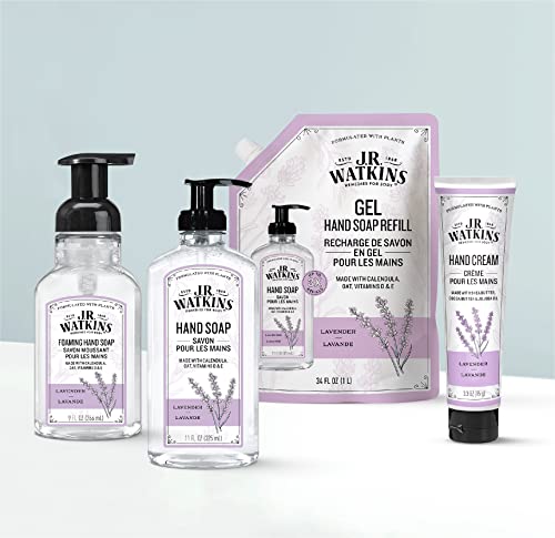 J.R. Watkins Moisturizing Gel Hand Soap, Lavender Scent - 3 Pack (11 fl oz)