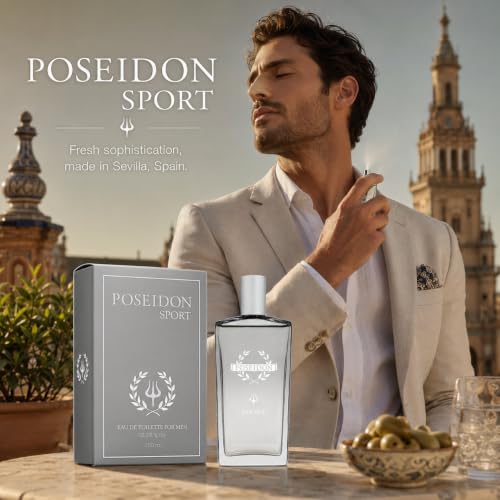 Instituto Español Poseidon Sport Eau de Toilette for Men, 150ml Spray