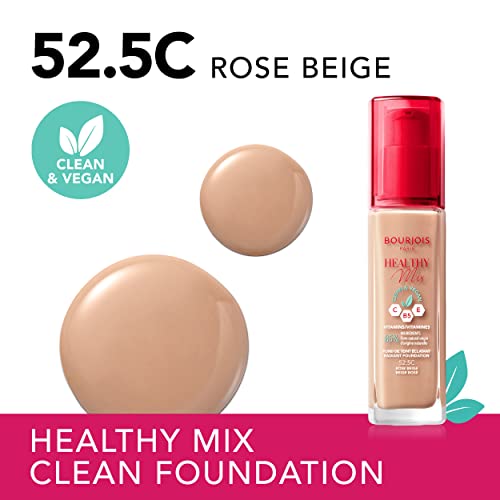 Bourjois Healthy Mix Clean & Vegan Foundation - 52.5C Rose Beige 30ml