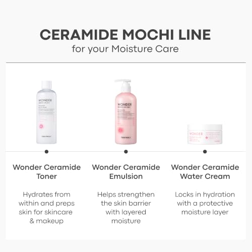 TONYMOLY Wonder Ceramide Mochi Milky Toner 300ml - Hydrating Korean Skincare, 10.14 Fl Oz