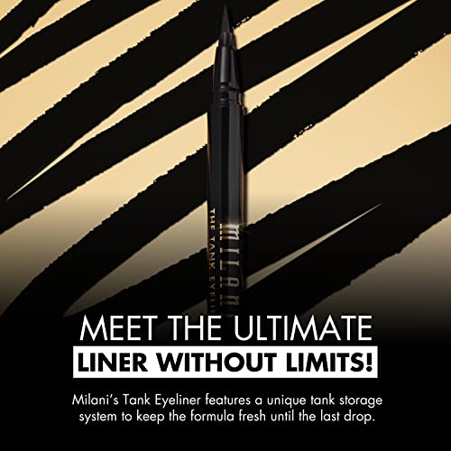Milani The Tank Liquid Eyeliner - Waterproof, Smudgeproof, 12 Hour Wear