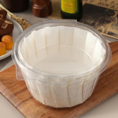 50pcs Non-Stick Disposable Baking Parchment Paper Liners - 5 Inch