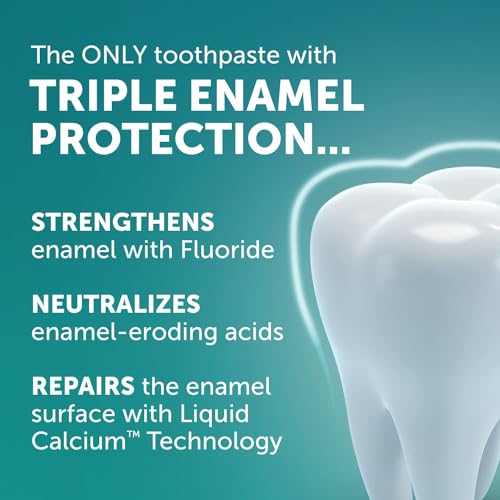 Arm & Hammer Enamel Defense Fluoride Toothpaste with Crisp Mint - 4.3 oz Pack of 4