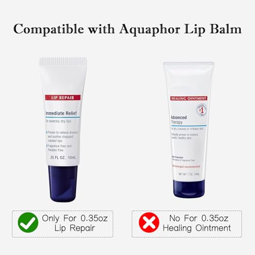 Aquaphor Lip Balm Keychain Cap Holder - Portable & Durable