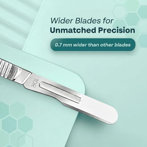 DermaTwist 10R Dermaplaning Blades 100-Pack for Women’s Face