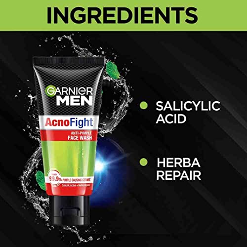 Garnier Men Acno Fight Anti-Pimple Facewash - 50g