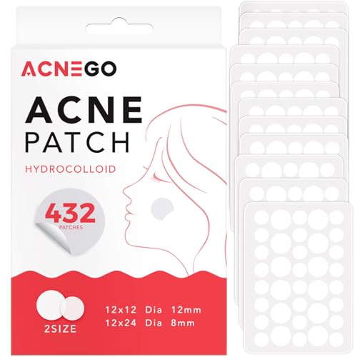 Hydrocolloid Acne Patches for Spot Treatment - 432 Count
