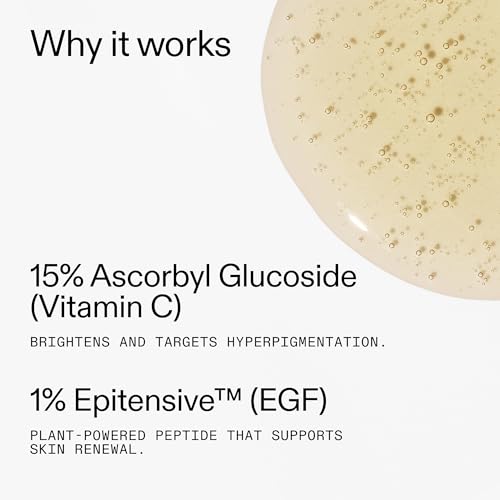 15% Vitamin C & EGF Serum for Brightening Skin - 1 Fl Oz