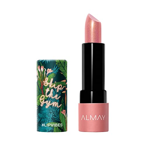 Almay Lip Vibes Lipstick Skip The Gym 0.14 Oz - Matte, Vitamin E & Shea Butter