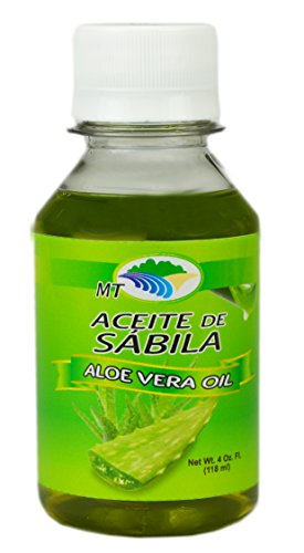 Aloe Vera Oil 4 Oz - Natural Moisturizer for Hair & Scalp