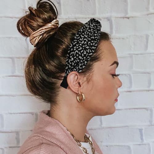 DRESHOW Mori Style 4 Pcs Floral Knotted Headbands for Women