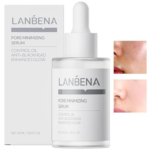 LANBENA Pore Minimizer Serum for Face, Shrinks Enlarged Pores, Oil Control & Moisturizing, 30ML - Variation: Pore Minimizing Serum