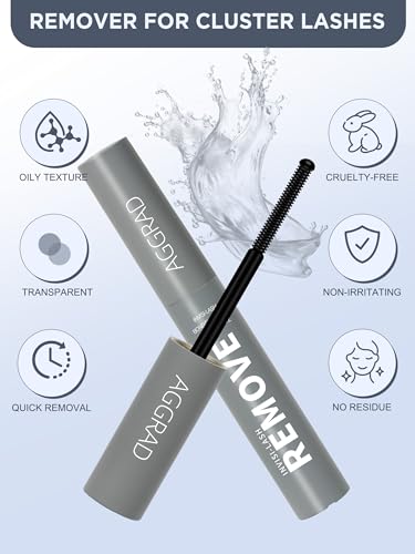 AGGRAD Black Bond & Remover Kit - Super Strong Lash Glue for Extensions