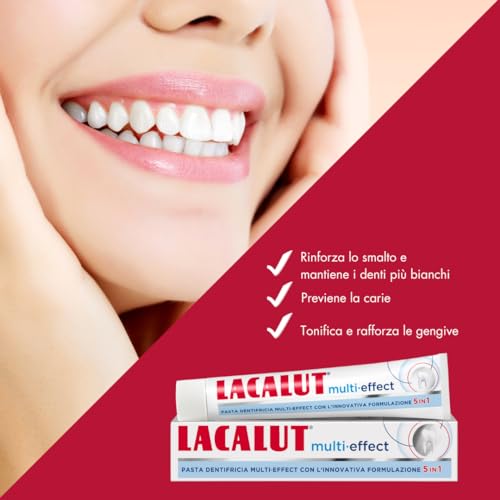 Lacalut Multi Effect 5-in-1 Toothpaste for Sensitive Teeth 75ml