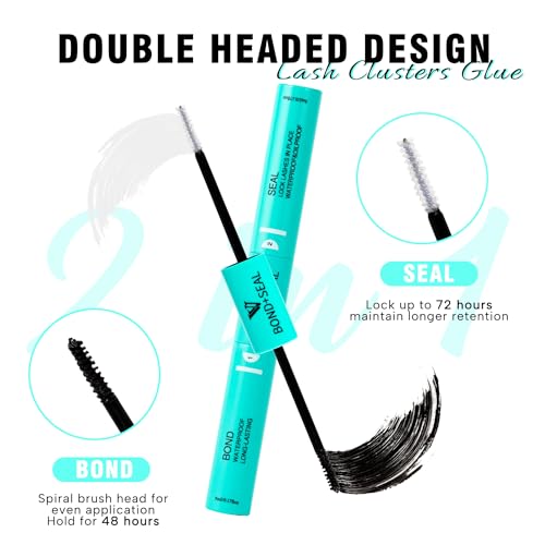 VAVALASH Black Waterproof Lash Bond & Seal 2-in-1 Eyelash Extension Glue