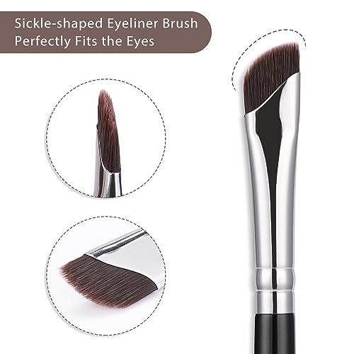 5-Piece Eyeliner Brush Set for Precision Makeup Application