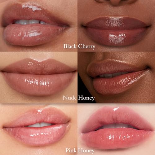 LYBHDAFA Black Sheer Tinted Lip Balm - Nourishing Glossy Color