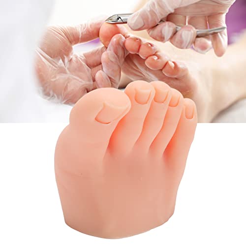 Dioche Silicone Half Foot Model for Nail Art Training and Pedicure