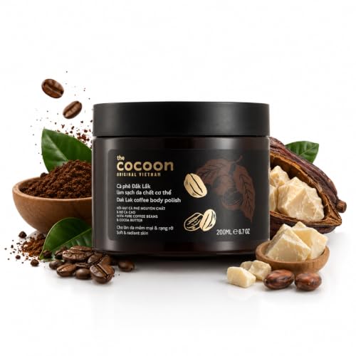 Cocoon Dak Lak Coffee Body Scrub with Coconut Oil & Cocoa Butter