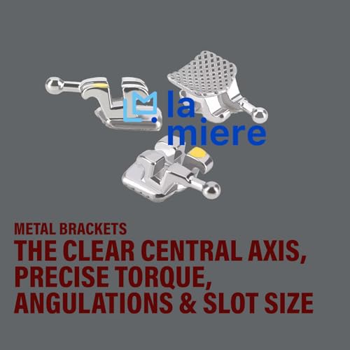 20PCS LA MIERE Metal Braces Monoblock Brackets 0.22 Slots